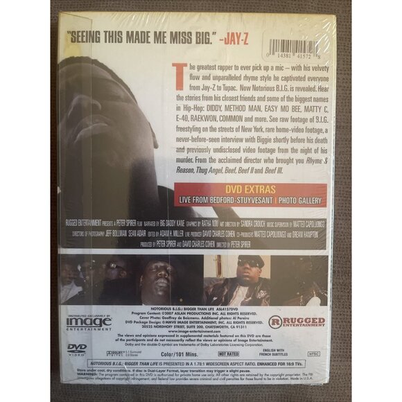 Notorious B.I.G.: Bigger Than Life DVD New - Picture 2 of 3